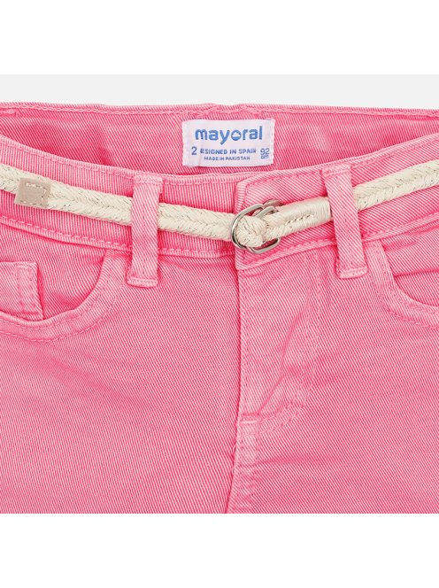 Mayoral színes farmershort övvel