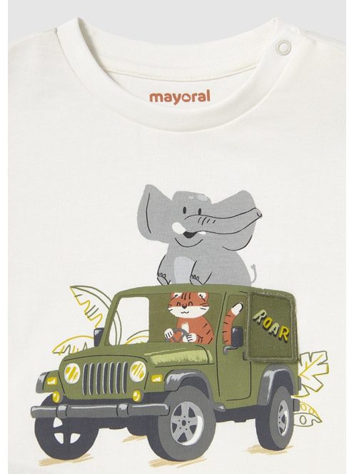 Mayoral safari mintás póló