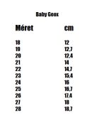 Geox bélelt fiú cipő