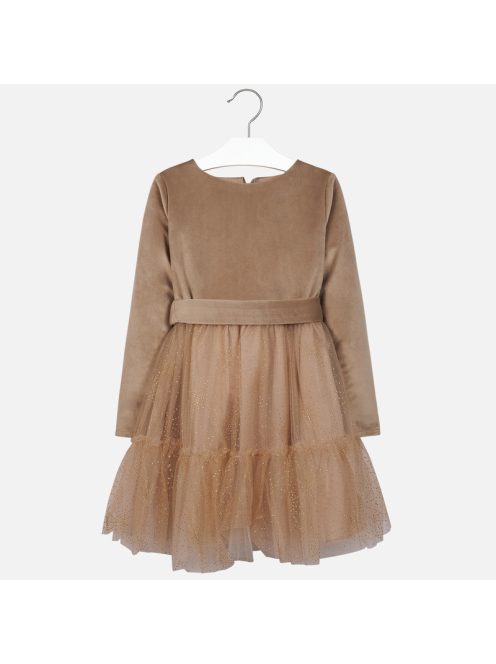 Mayoral bársony-tüll ruha