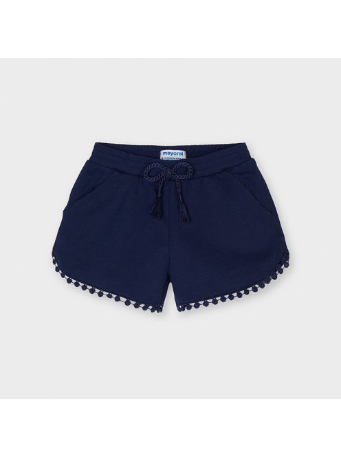 Mayoral kék rojtos pamutshort