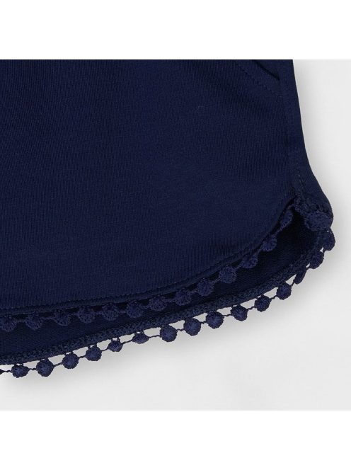 Mayoral kék rojtos pamutshort