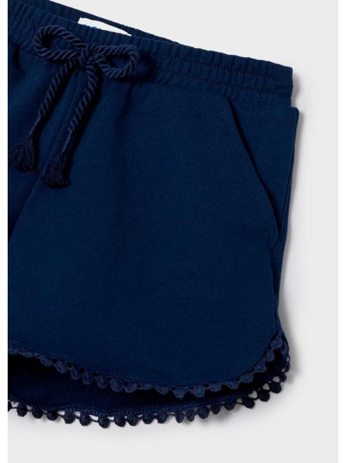 Mayoral kék rojtos pamutshort