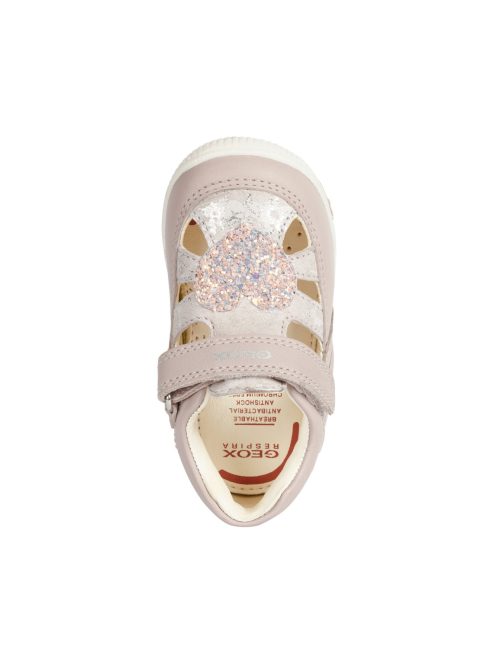 Geox szívecskés zárt szandál - pink