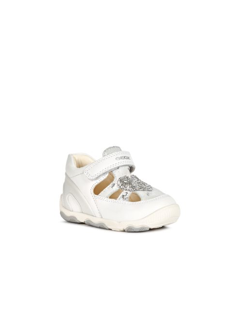 Geox szívecskés zárt szandál - fehér