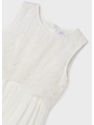 Mayoral fehér ruha csipkével