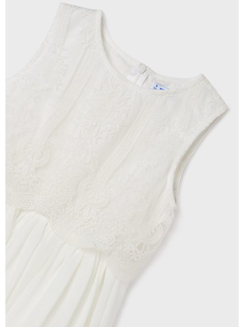 Mayoral fehér ruha csipkével