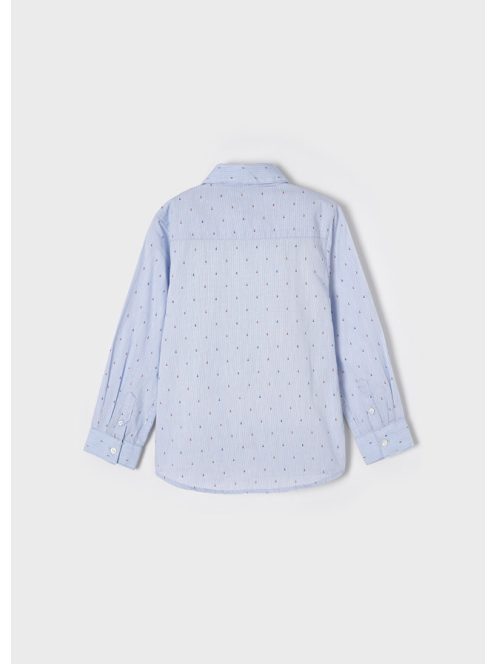 Mayoral világoskék mintás ing