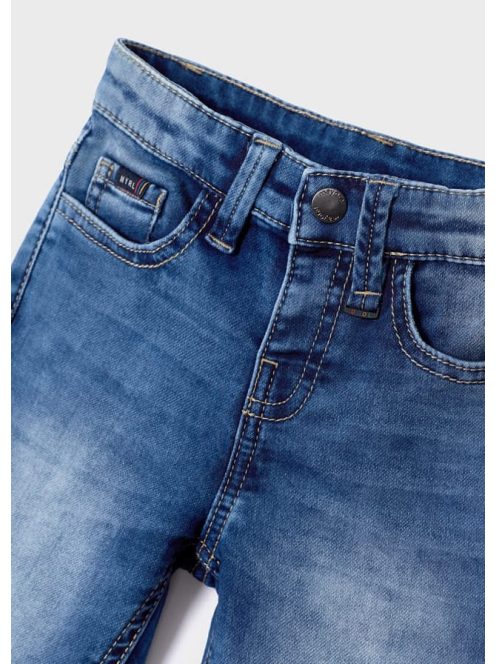 Mayoral koptatott kék farmer short