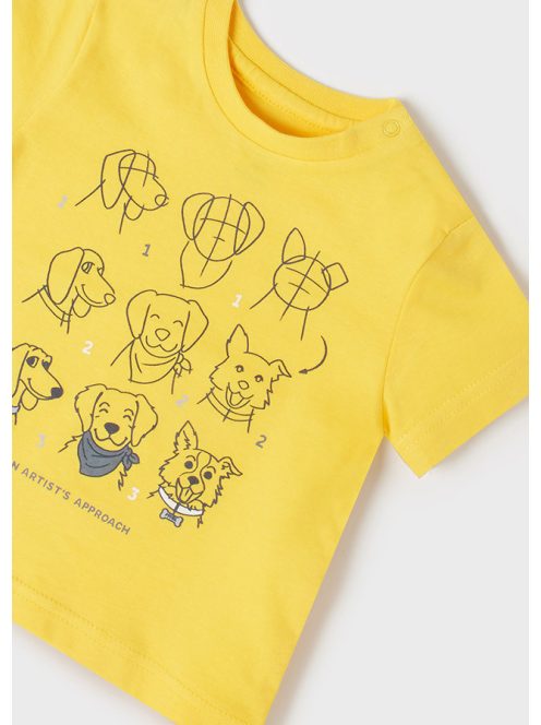 Mayoral sárga kutyás felső