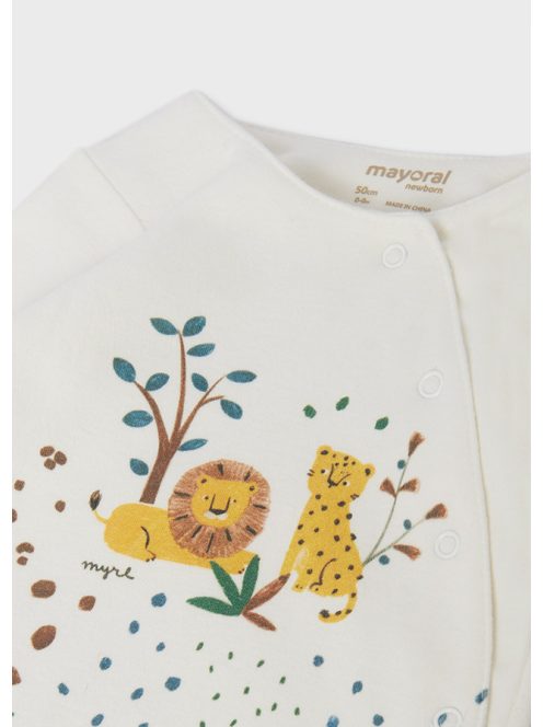 Mayoral oroszlános szett sapkával, nyálkendővel