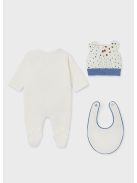 Mayoral oroszlános szett sapkával, nyálkendővel