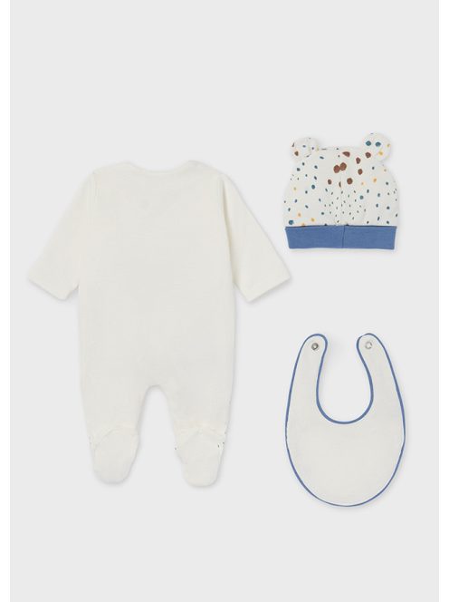 Mayoral oroszlános szett sapkával, nyálkendővel