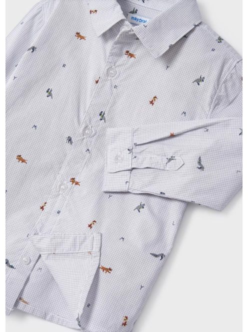 Mayoral kutya mintás kockás ing