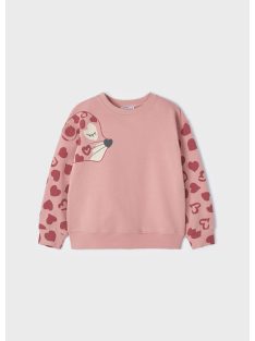 Mayoral rózsaszín leopárdos pulóver