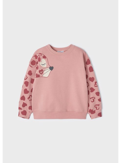 Mayoral rózsaszín leopárdos pulóver