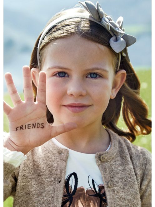 Mayoral virágos hajpánt-bézs