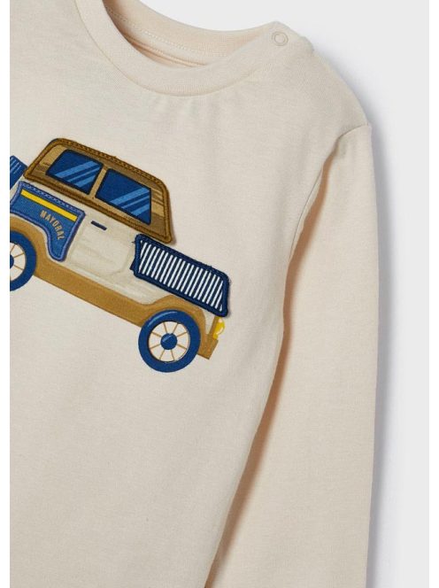 Mayoral autós játékos felső - bézs