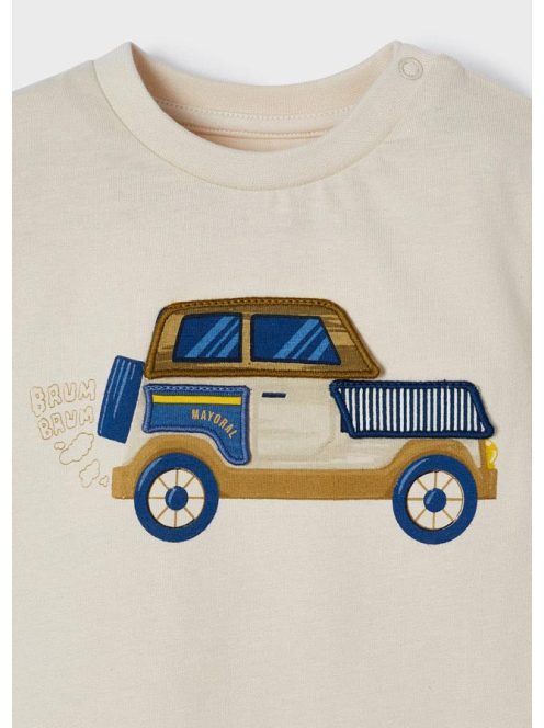 Mayoral autós játékos felső - bézs