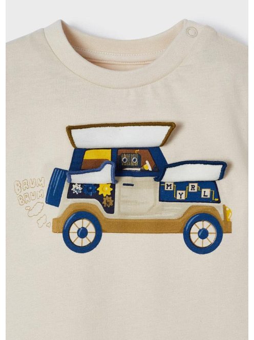 Mayoral autós játékos felső - bézs
