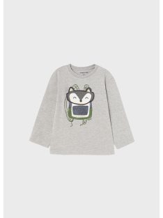 Mayoral rókás hosszúujjú felső-szürke