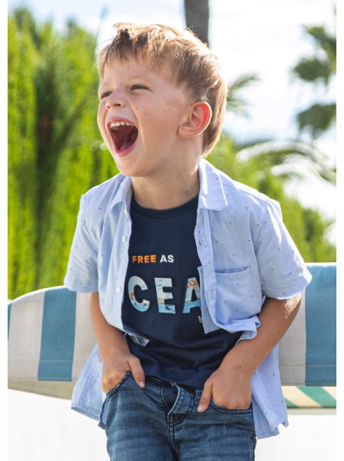 Mayoral "ocean" feliratos felső-kék