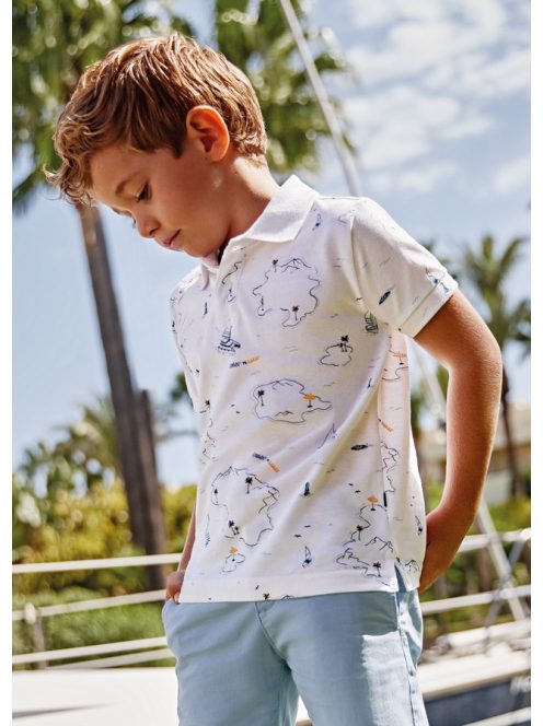 Mayoral vitorla mintás piké felső