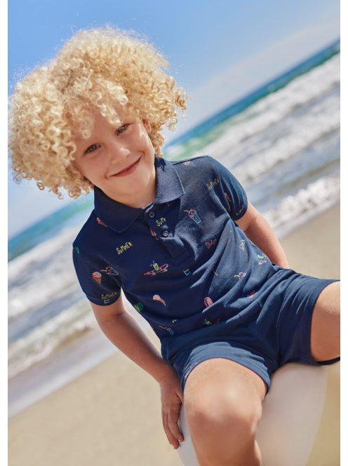 Mayoral nyári mintás piké felső