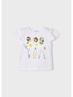 Mayoral virág mintás felső flitterrel