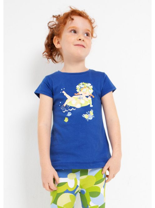 Mayoral nyári mintás sötétkék felső