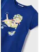 Mayoral nyári mintás sötétkék felső