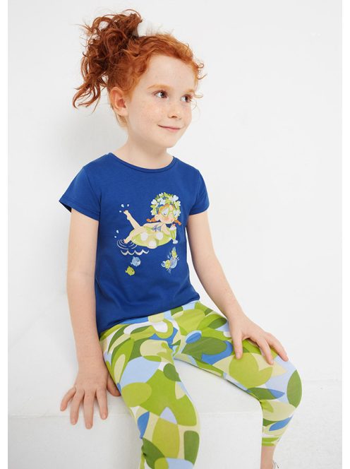 Mayoral nyári mintás sötétkék felső