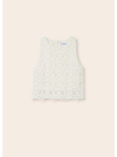Mayoral csipkés ujjatlan blúz