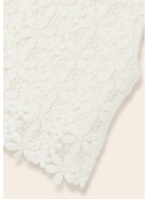 Mayoral csipkés ujjatlan blúz