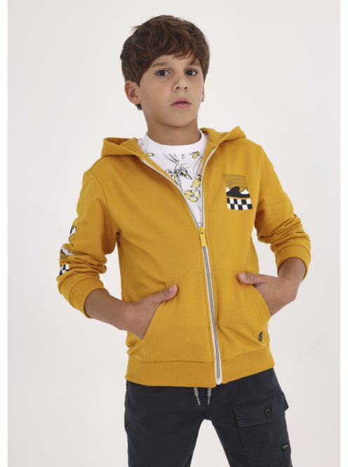Mayoral kapucnis mustársárga pulóver