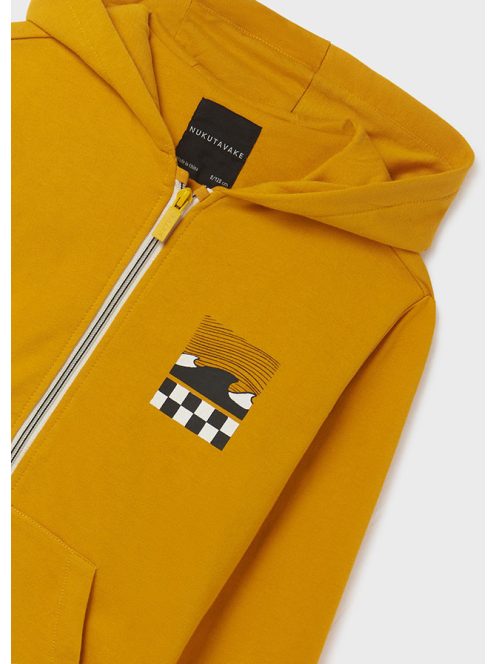 Mayoral kapucnis mustársárga pulóver