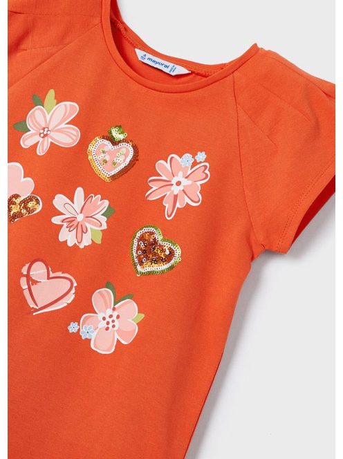 Mayoral virágos és szivecskés felső