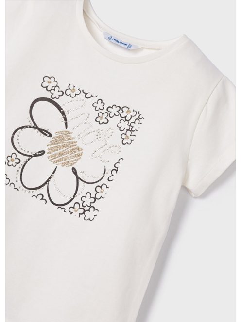 Mayoral csillogós virágos felső