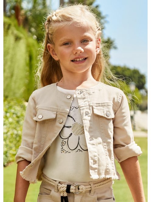 Mayoral csillogós virágos felső