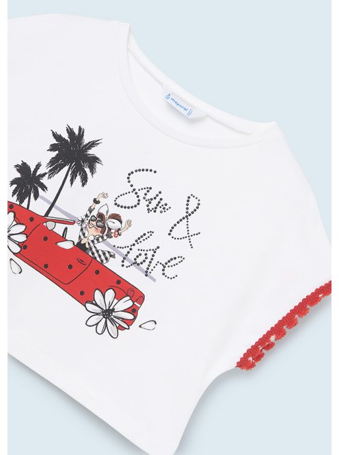 Mayoral szett haspólóval - piros