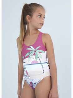 Mayoral pink pálmafás fürdőruha