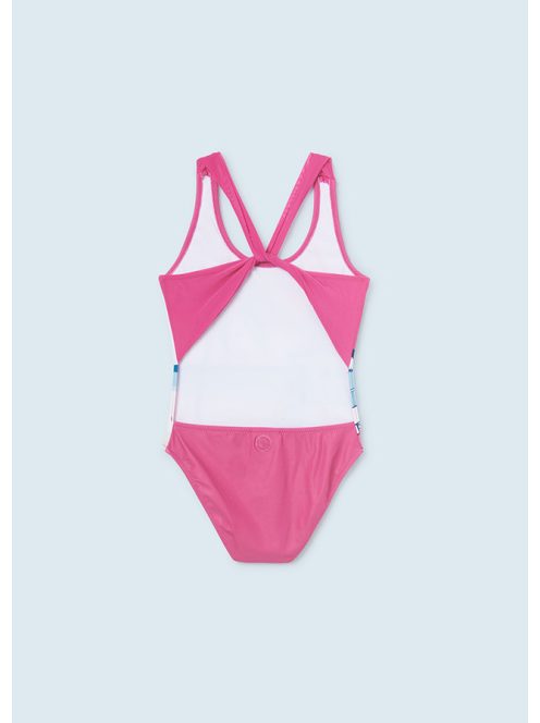 Mayoral pink pálmafás fürdőruha