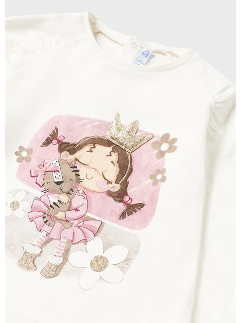 Mayoral hercegnős felső - fehér