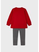 Mayoral piros pulcsis szett