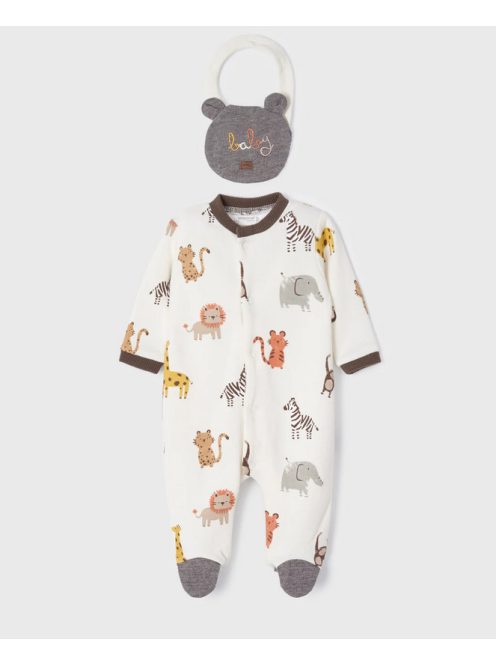 Mayora állatos rugdalózó szett nyálkendővel