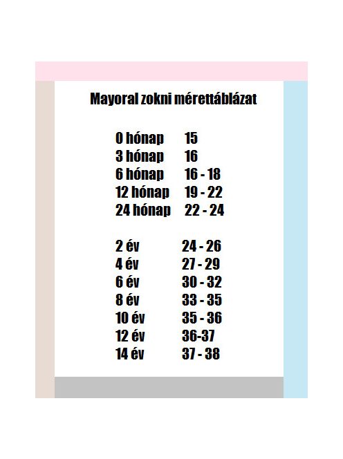 Mayoral pink zokni szett