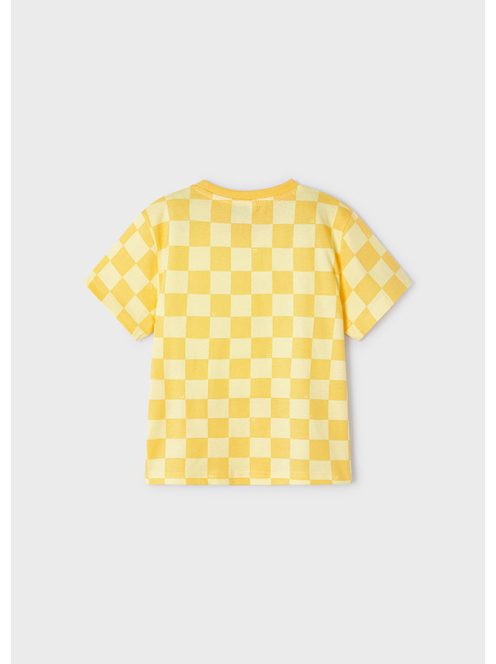 Mayoral sárga kockás póló