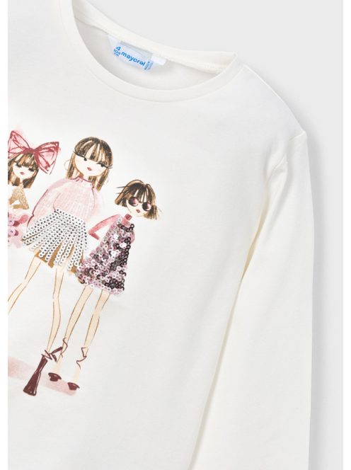 Mayoral lányos flitteres felső